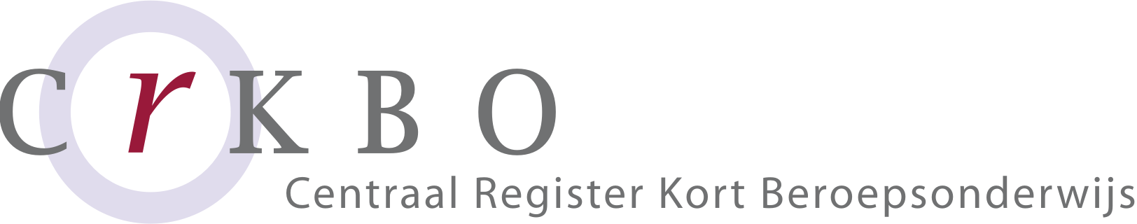 Logo Centraal Register Kort Beroepsonderwijs (CRKBO).